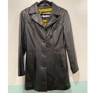 Leather Trench Coat